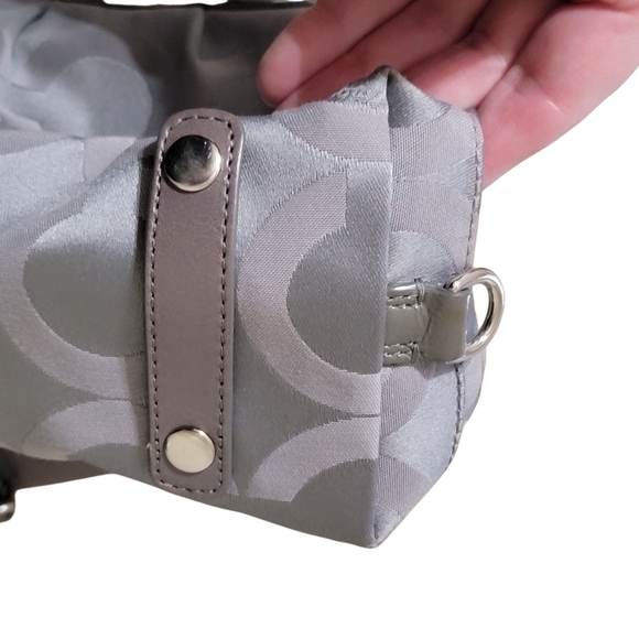 Coach Gray Satchel Bag. - Picture 5 of 9